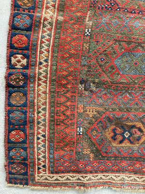 Persian Jaff Kurdish Rug (Af) 19Th Cent Rug