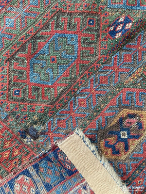 Persian Jaff Kurdish Rug (Af) 19Th Cent Rug
