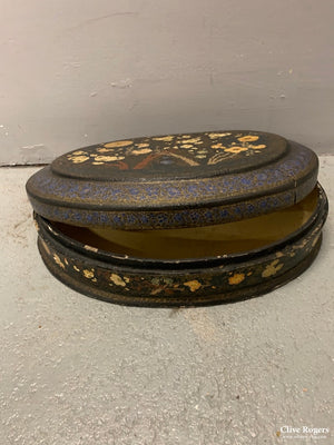 Kashmir Antique Papier Måché Container (34 X 26 8Cm)