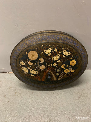 Kashmir Antique Papier Måché Container (34 X 26 8Cm)