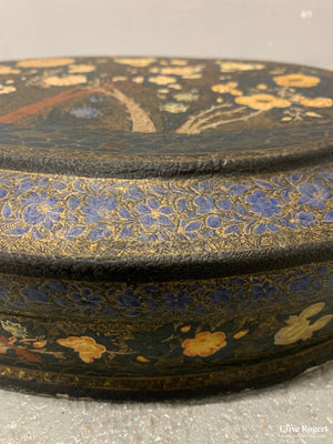 Kashmir Antique Papier Måché Container (34 X 26 8Cm)