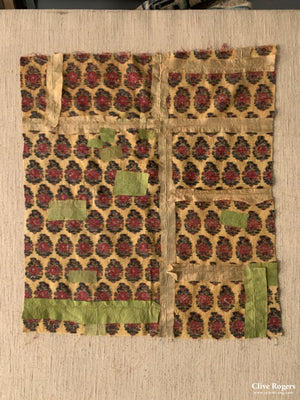 Kashmir Shawl Fragment Circa 1820 Shawl