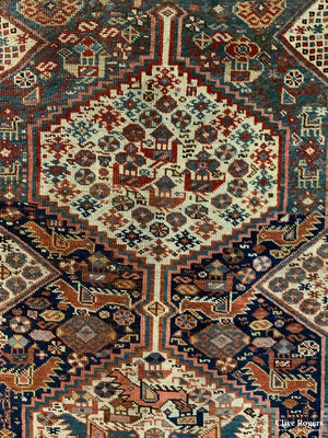 South Persian Khamseh Carpet (271 X 157Cm)