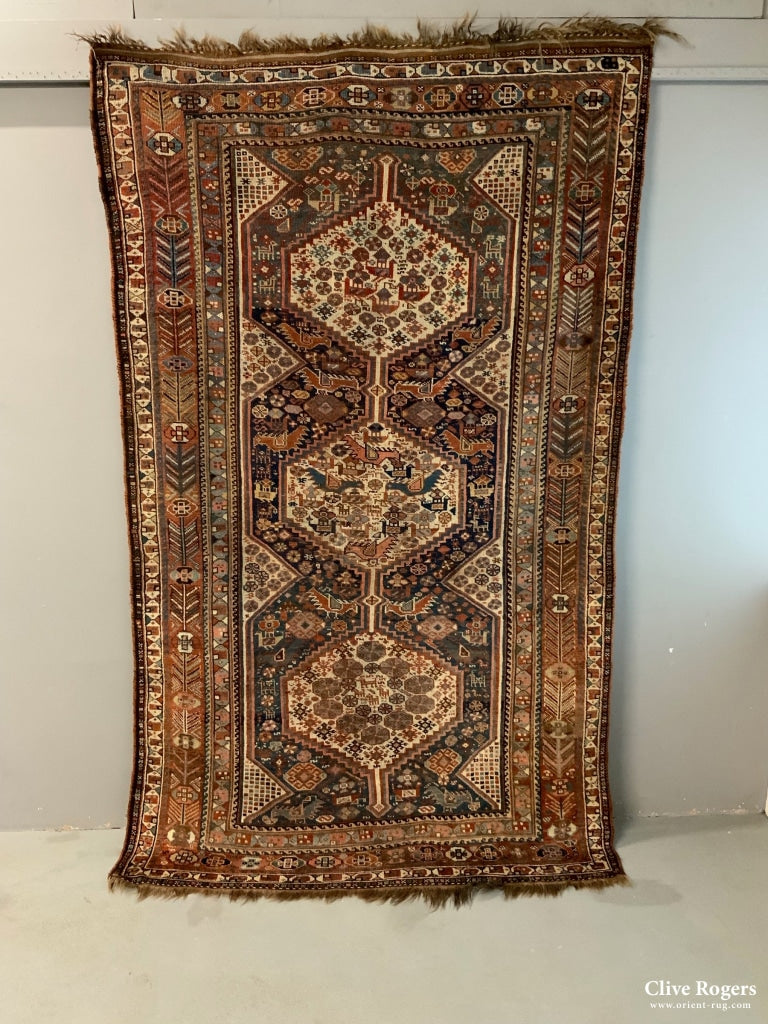 South Persian Khamseh Carpet (271 X 157Cm)