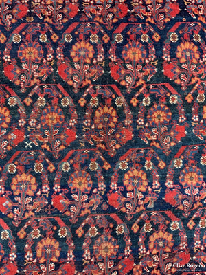Afshar Or Fars Antique Carpet (305 X 160Cm) Carpet