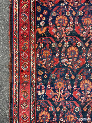 Afshar Or Fars Antique Carpet (305 X 160Cm) Carpet
