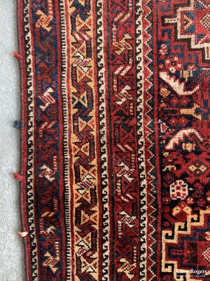 Khamseh Rug Fars Province Circa 1890 (275 X 159Cm)