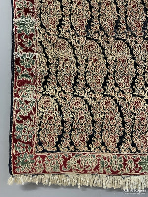 Khorossani () Part Silk Rug (187 X 124Cm)