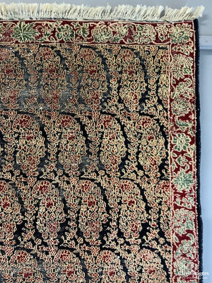 Khorossani () Part Silk Rug (187 X 124Cm)