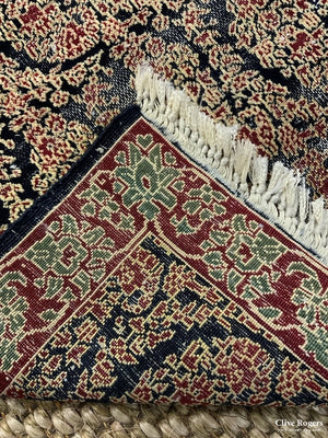 Khorossani () Part Silk Rug (187 X 124Cm)
