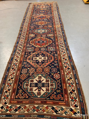 Kurdish Antique Runner (427 X 125Cm )