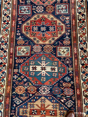 Kurdish Antique Runner (427 X 125Cm )