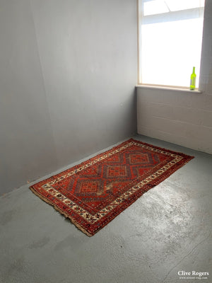 Kurdish Antique Rug (190X 113Cm)