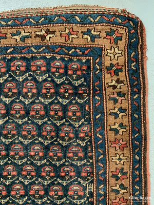Kurdish Antique Rug (220 X 119Cm)