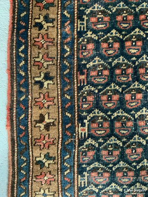 Kurdish Antique Rug (220 X 119Cm)