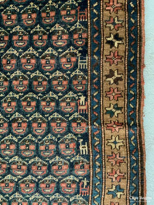 Kurdish Antique Rug (220 X 119Cm)
