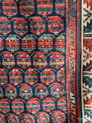 Kurdish Antique Rug (230 X 121Cm)