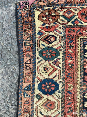 Kurdish Hamadan Antique Runner (490 X 108Cm) Runner