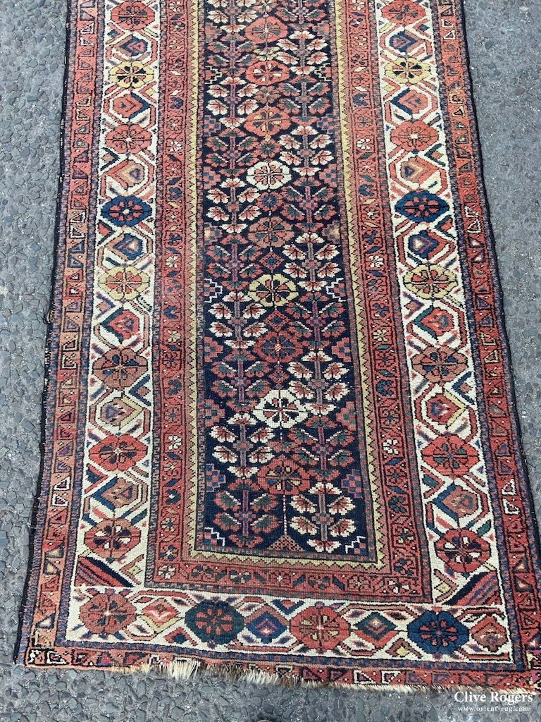 Kurdish Hamadan Antique Runner (490 X 108Cm) Runner