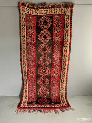 Iraqi / Kurdish Herki Long Rug (270 X 130Cm) Rug
