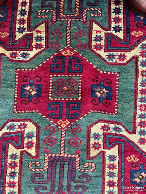Kurdish Kasak Design Antique Rug ( 270 X 130Cm Apprx)