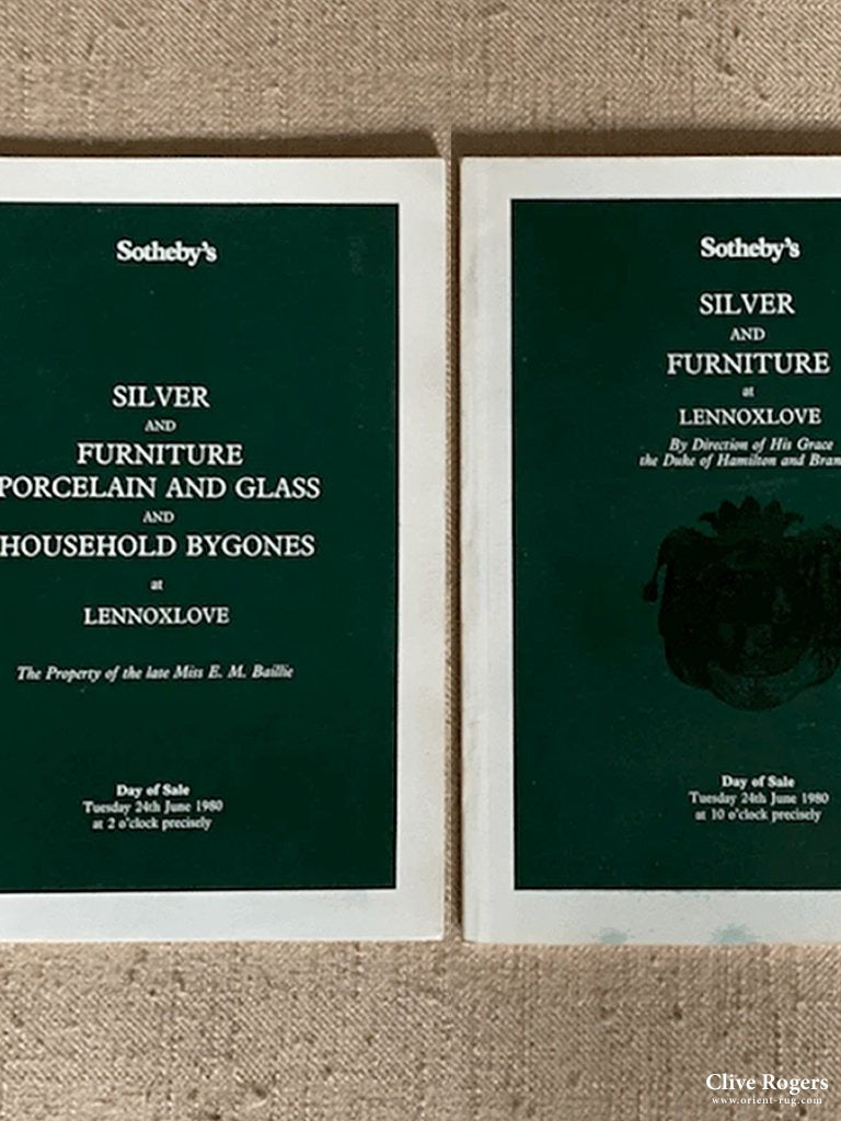 Lennoxlove East Lothian Sothebys 24 Jun 1980