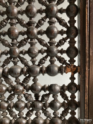 Damascus Three Fold Wood Screen Of Masharabi Work (Af) 1920/30S Screen