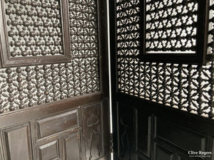 Damascus Three Fold Wood Screen Of Masharabi Work (Af) 1920/30S Screen