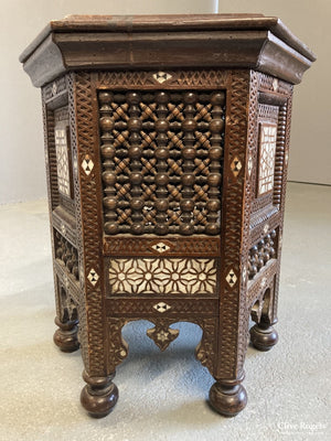 Syrian Mahogony Hexagonal Table 19Th Cent Table