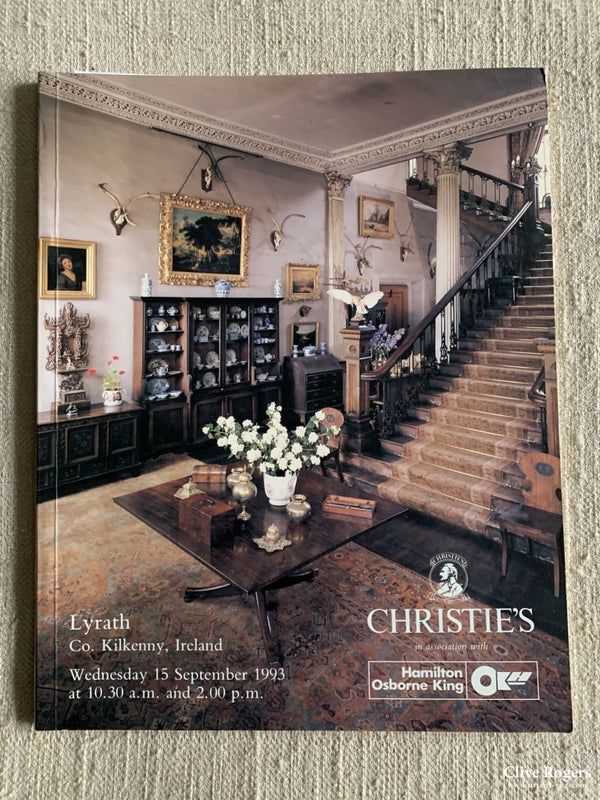 Lyrath Co. Kilkenny, Ireland • Christie's 15 Sep 1993 Clive Rogers