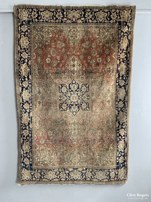 Mohtashem Antique Kashan Rug (205 X 135Cm) Rug
