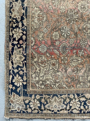 Mohtashem Antique Kashan Rug (205 X 135Cm) Rug