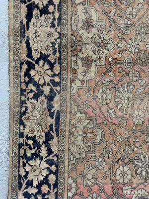 Mohtashem Antique Kashan Rug (205 X 135Cm) Rug