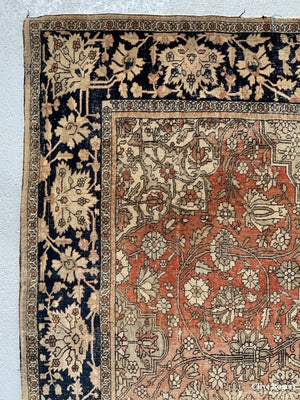 Mohtashem Antique Kashan Rug (205 X 135Cm) Rug