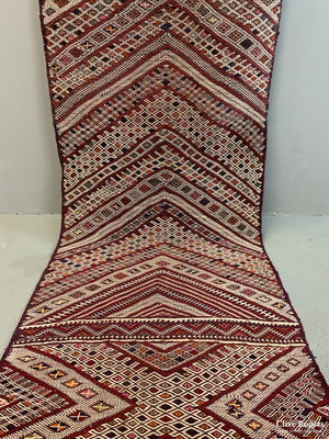 Moroccan Berber Very Long Flatweave Runner (800 X 90 Cm) Flatweave