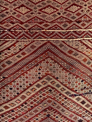 Moroccan Berber Long Flatweave Runner Mid Cent Flatweave
