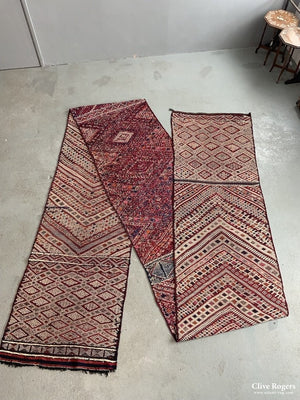 Moroccan Berber Very Long Flatweave Runner (800 X 90 Cm) Flatweave