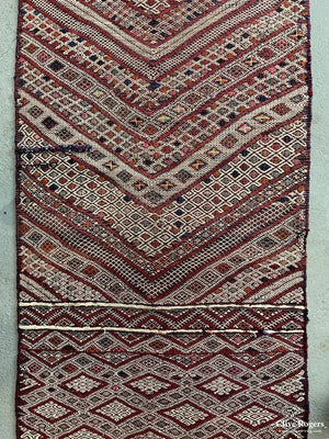 Moroccan Berber Very Long Flatweave Runner (800 X 90 Cm) Flatweave