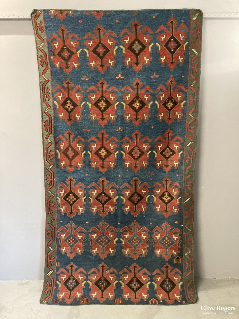 N. Caucasian Kilim 19Th Cent Kilim