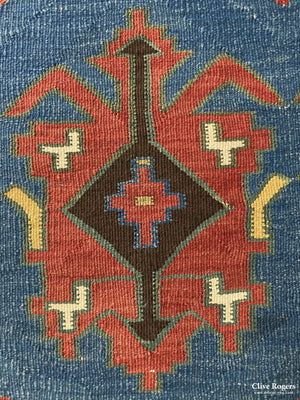N. Caucasian Kilim 19Th Cent Kilim