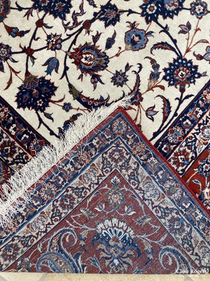 Fine Esfahan Oversize Carpet - Part Silk Oversize Carpet