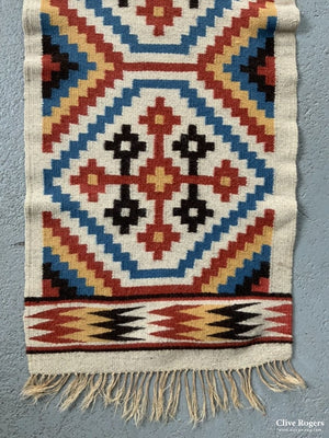 Norwegian Or Swedish Hand-Woven Rollekand (122 X 39Cm) Embroidery