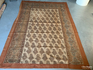 Nw Indian Block Print On Heavy Cotton (Af) Block