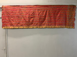 Indo-Pak antique Sindh silk embroidery (69 x 224cm)