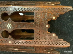 Ottoman Antique Hexagonal Table 49 (H) X 35 (W)