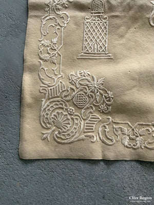 Ottoman Bosnian Silk Embroidered Felt ( 192 X 106Cm)