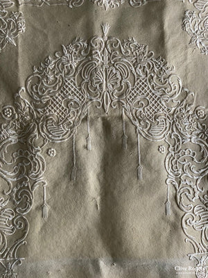 Ottoman Bosnian Silk Embroidered Felt ( 192 X 106Cm)