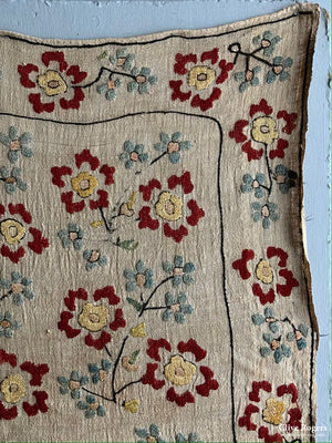 Ottoman Turkish Bohce Embroidery (110 X 93Cm)