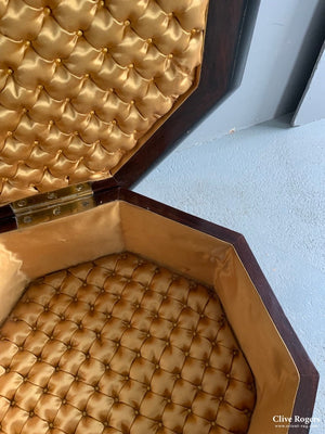 Pair Antique Ottoman Marquetry Inlaid Tables Converted To Vanity Cases ( 53 X 41Cm)