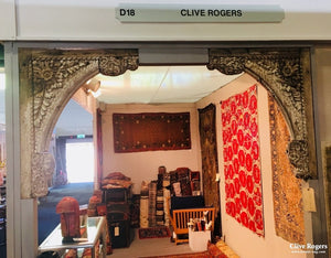 Pair Of Monumental Nw Indian Gujarati Wooden Corbels From A Helveli House 18/19Th Cent Architectural